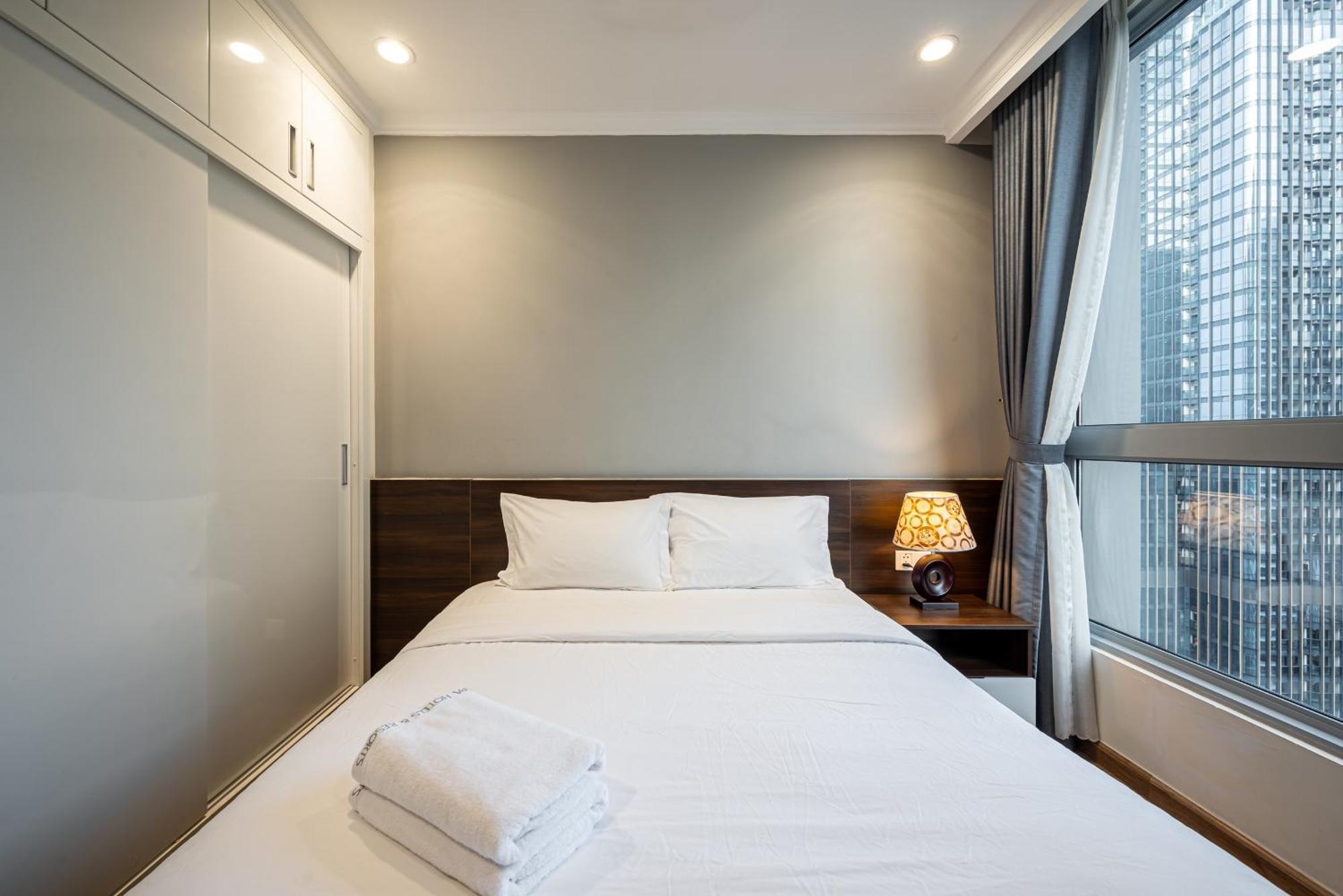 Luxury Apartment At Vinhomes Central Park Ho-Chi-Minh-Stadt Exterior foto
