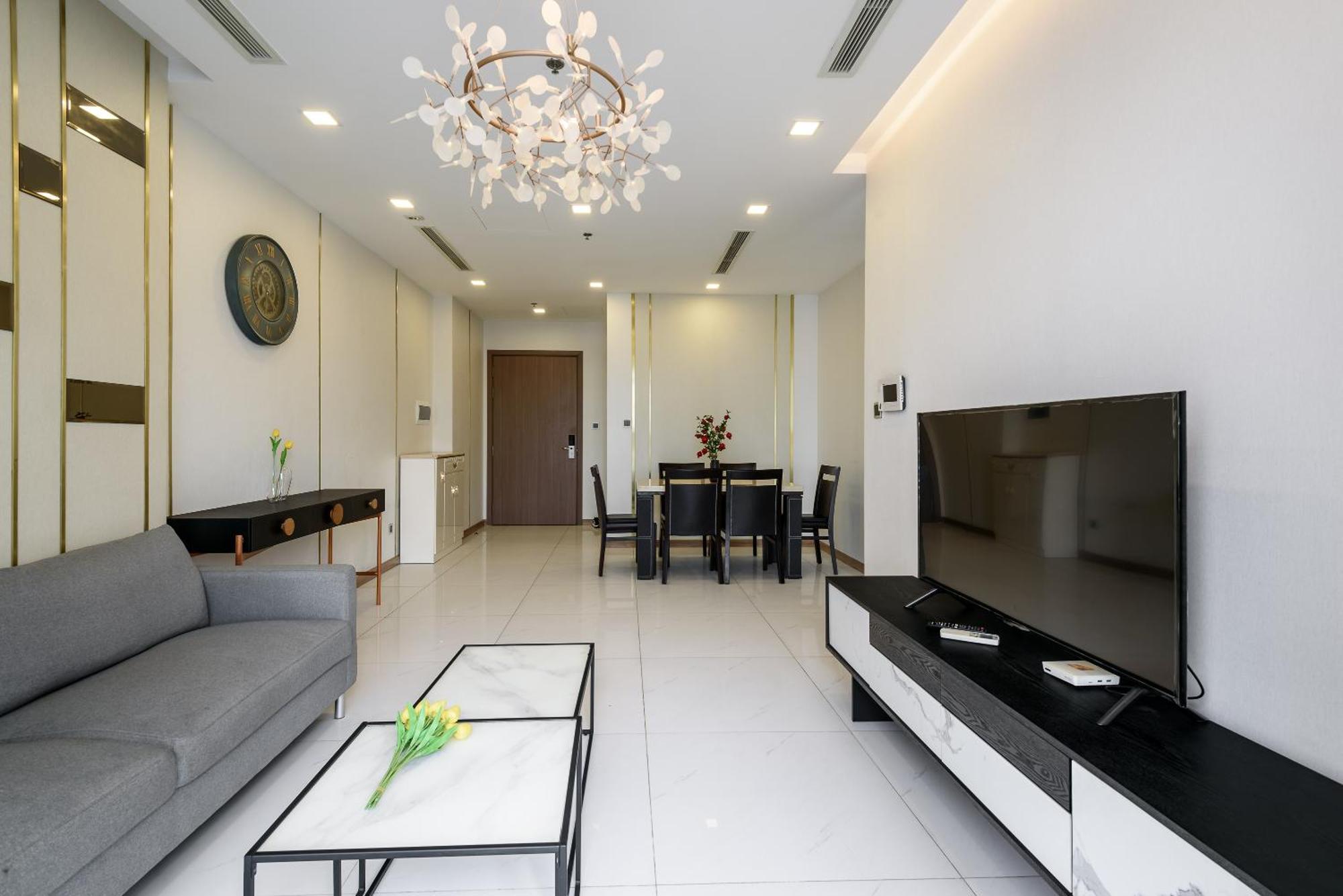 Luxury Apartment At Vinhomes Central Park Ho-Chi-Minh-Stadt Exterior foto