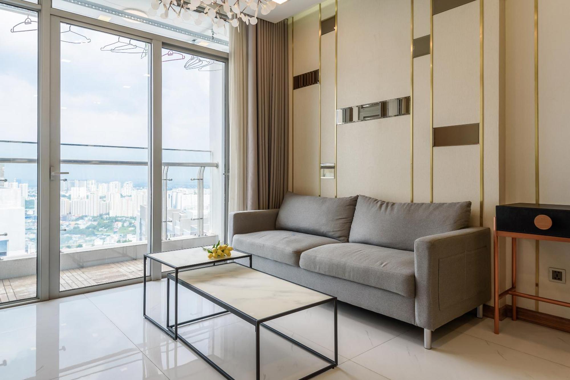 Luxury Apartment At Vinhomes Central Park Ho-Chi-Minh-Stadt Exterior foto