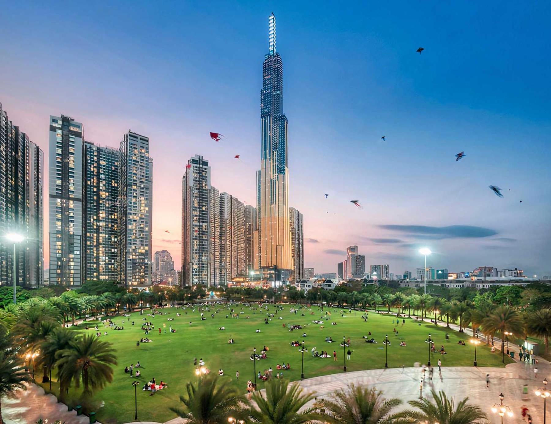 Luxury Apartment At Vinhomes Central Park Ho-Chi-Minh-Stadt Exterior foto