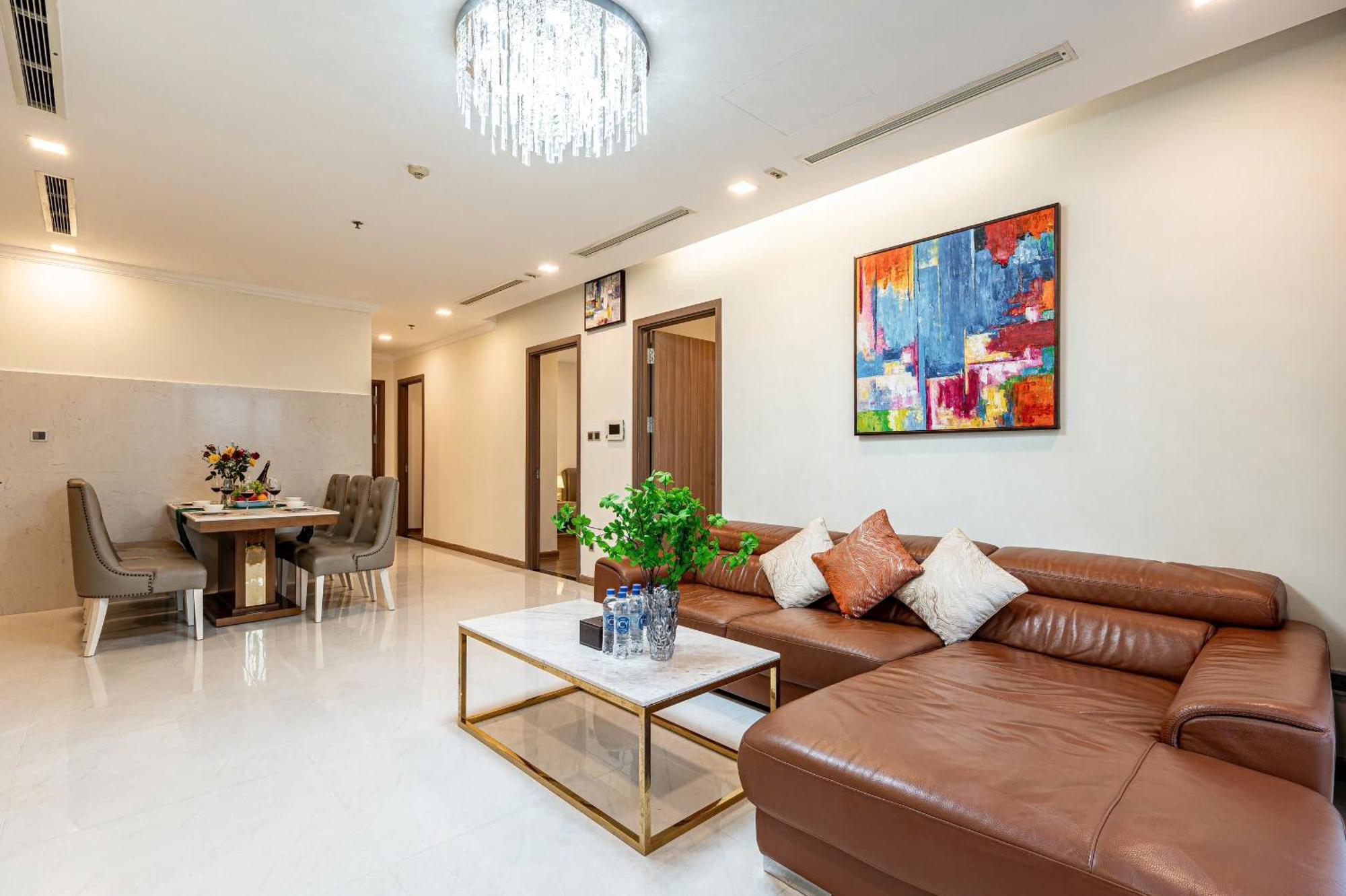 Luxury Apartment At Vinhomes Central Park Ho-Chi-Minh-Stadt Exterior foto
