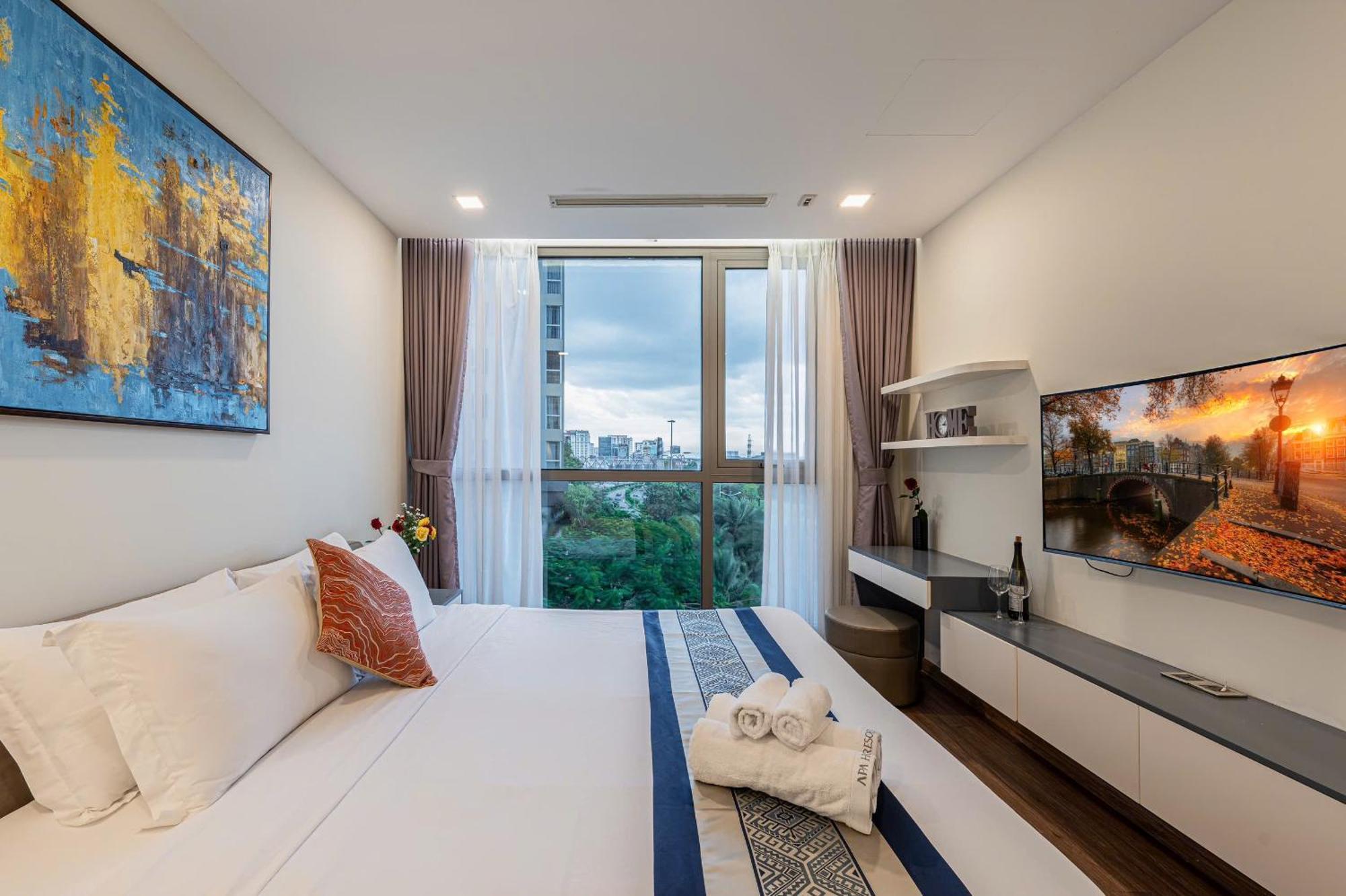 Luxury Apartment At Vinhomes Central Park Ho-Chi-Minh-Stadt Exterior foto