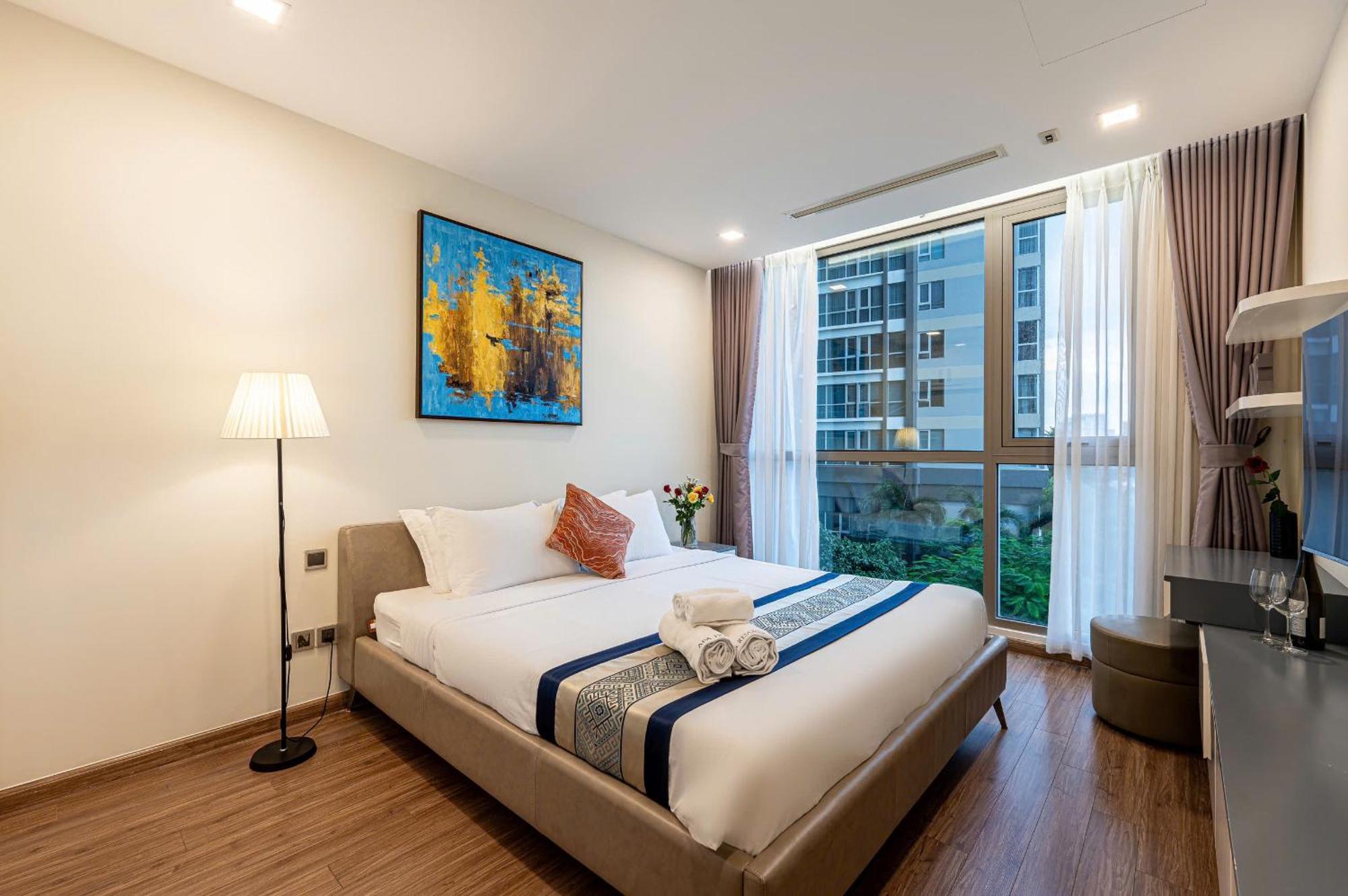 Luxury Apartment At Vinhomes Central Park Ho-Chi-Minh-Stadt Exterior foto