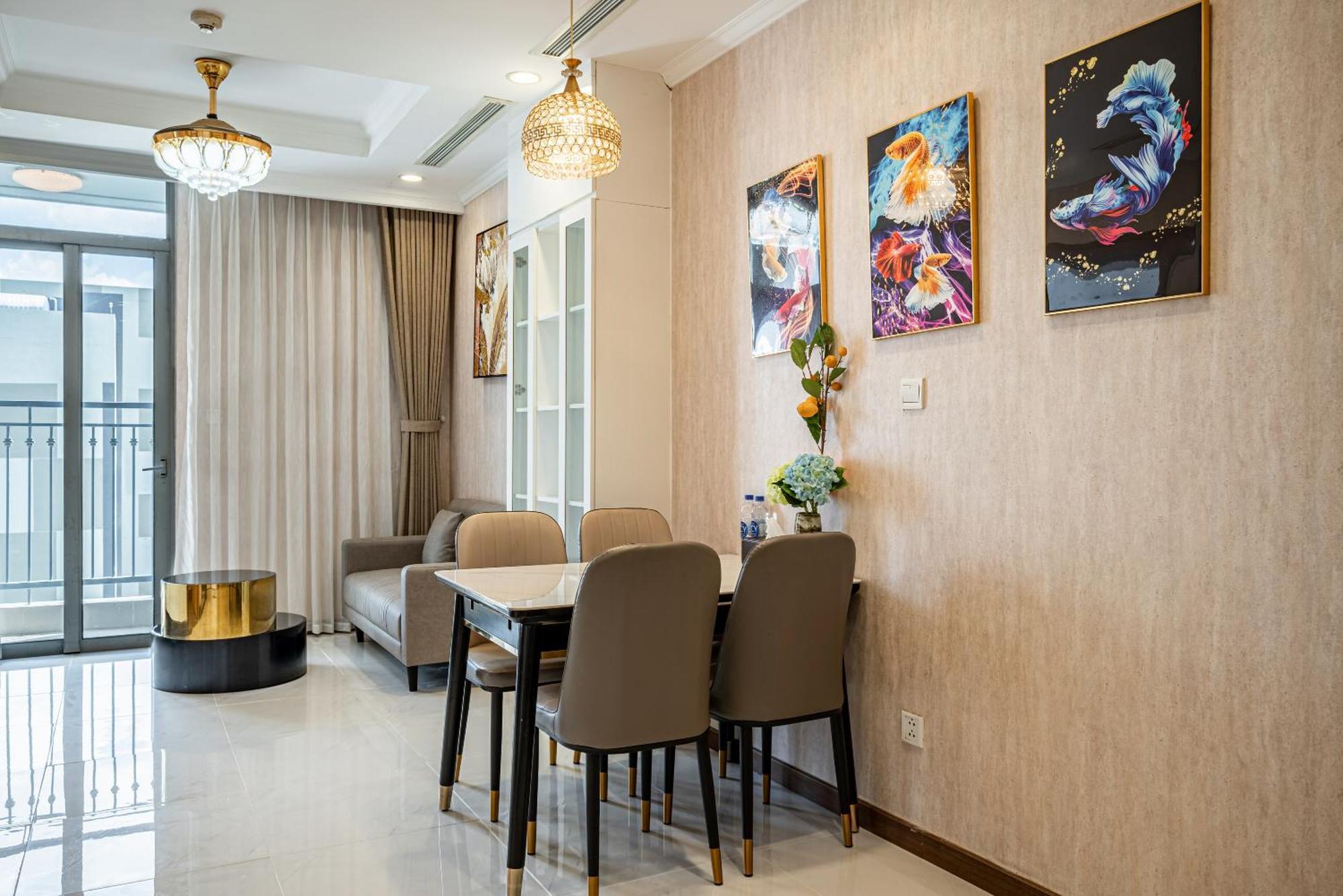 Luxury Apartment At Vinhomes Central Park Ho-Chi-Minh-Stadt Exterior foto