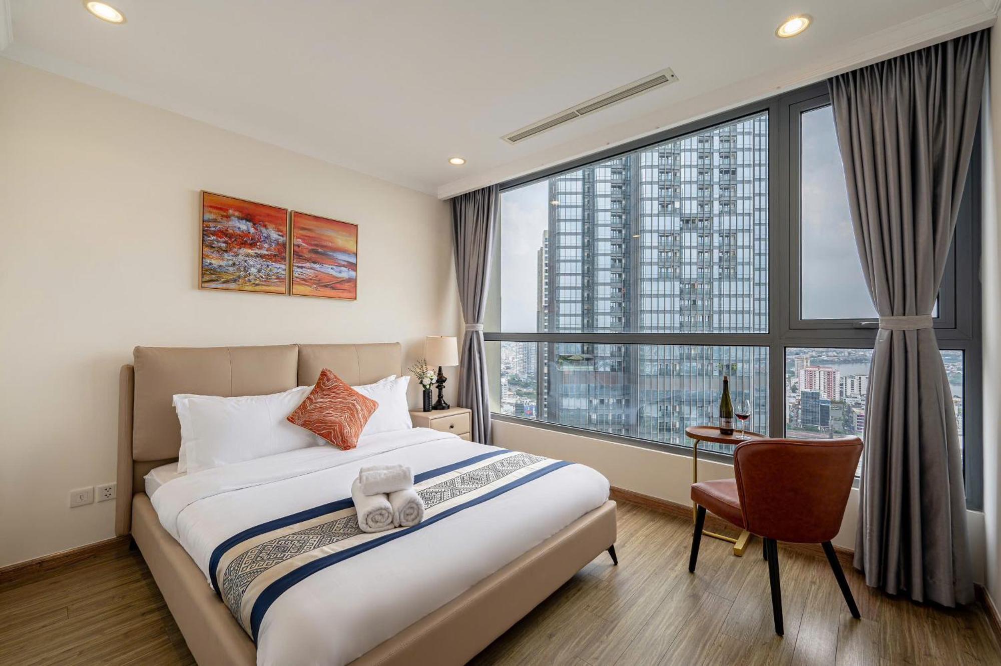 Luxury Apartment At Vinhomes Central Park Ho-Chi-Minh-Stadt Exterior foto