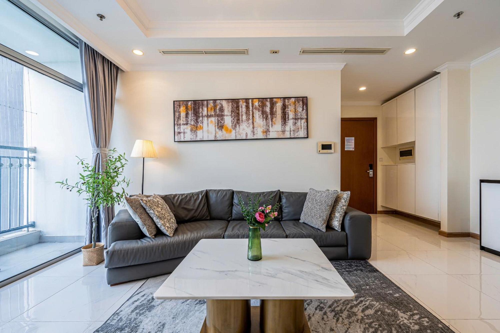 Luxury Apartment At Vinhomes Central Park Ho-Chi-Minh-Stadt Exterior foto